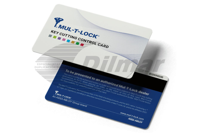 Tarjeta seguridad MUL-T-LOCK